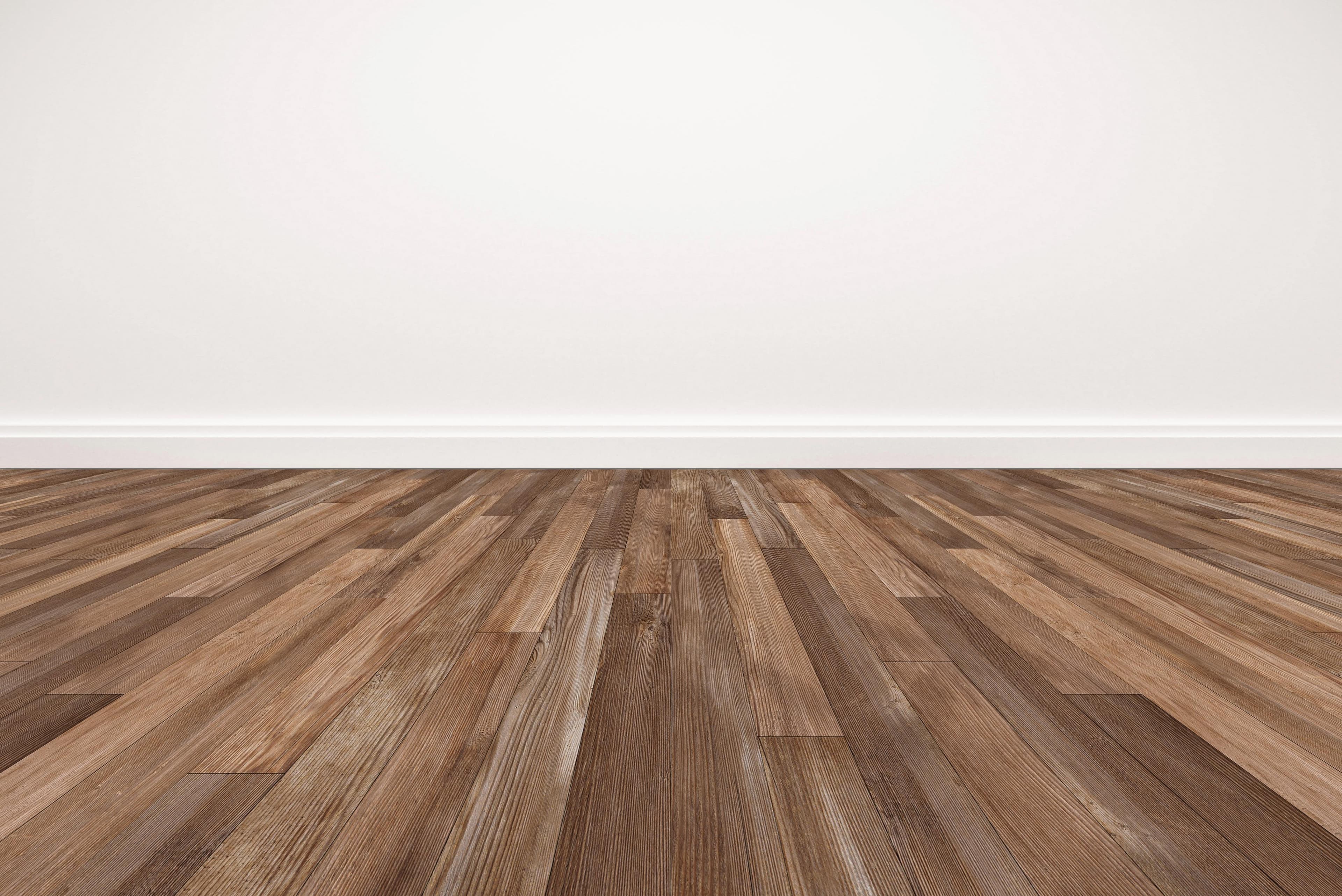 Wooden flooring cleaned with the finish intact